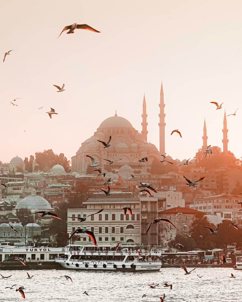 Istanbul mosque view